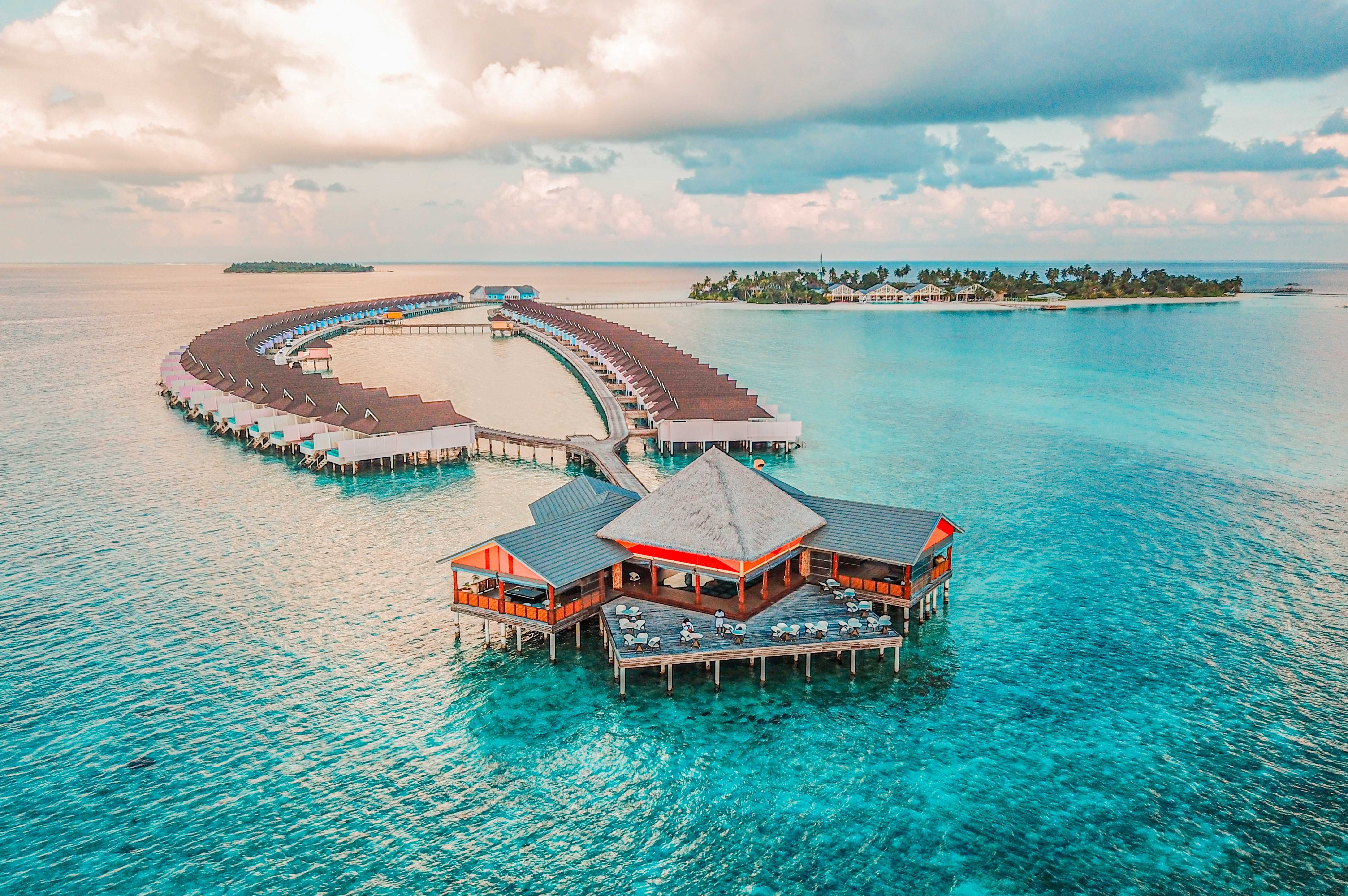 scene view of maldives